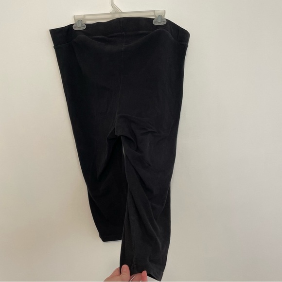 TORRID 3 Plus Size Capri Leggings Black Pull On Elastic Waist Cotton Capris 3X - Picture 12 of 12